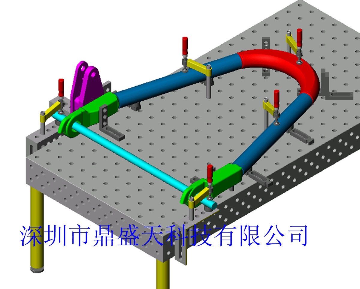 排气管焊接工装平台